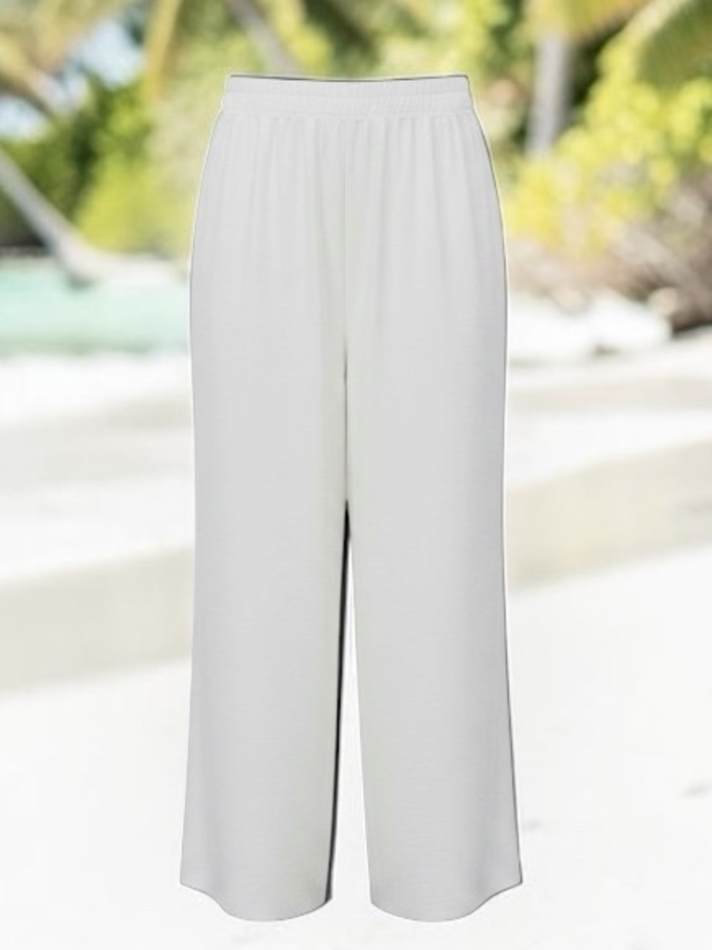 Vici White Wide-Leg pants